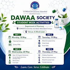 Dawaa Society Student Week 2026 — Full four-day schedule overview